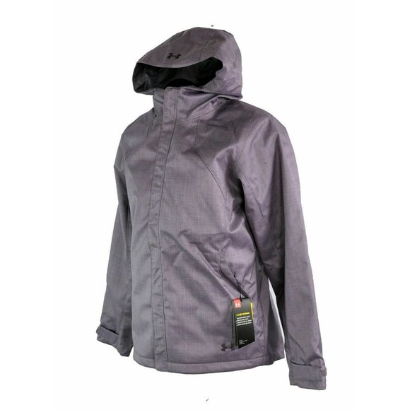 Womens Under Armour Jacket SM Storm ColdGear Sienna 3 in 1 Hooded Snowboard Ski - Picture 3 of 5